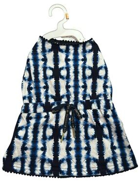 NWT Top Paw Blue Shibori Dog Dress - Size Medium